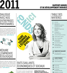 Rapprtannuel et de développement durable 2011